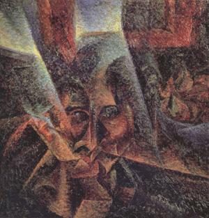 Umberto Boccioni Head Light Surroundings (nn03)